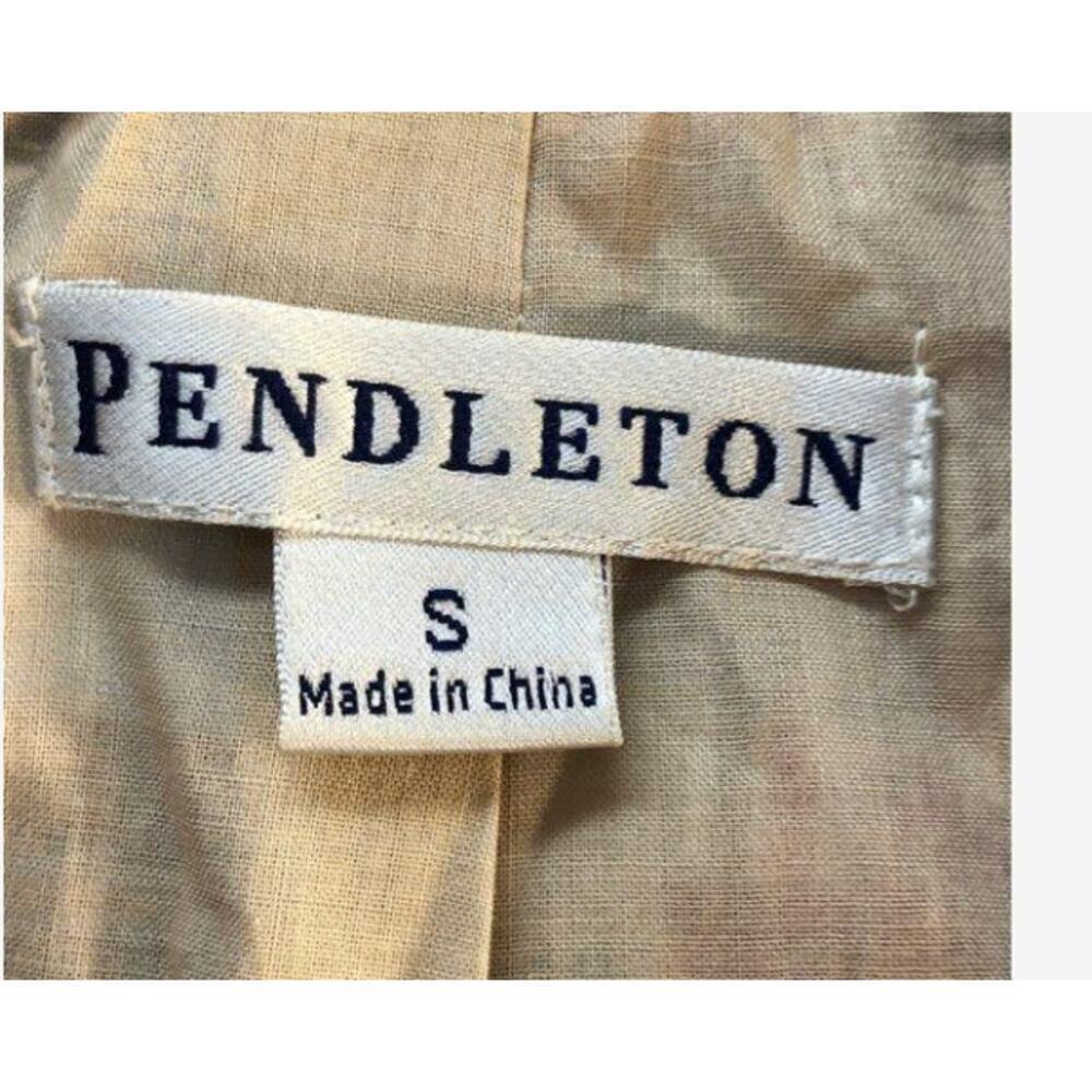 Pendleton Cotton Patchwork Blazer - Size Small Pr… - image 2